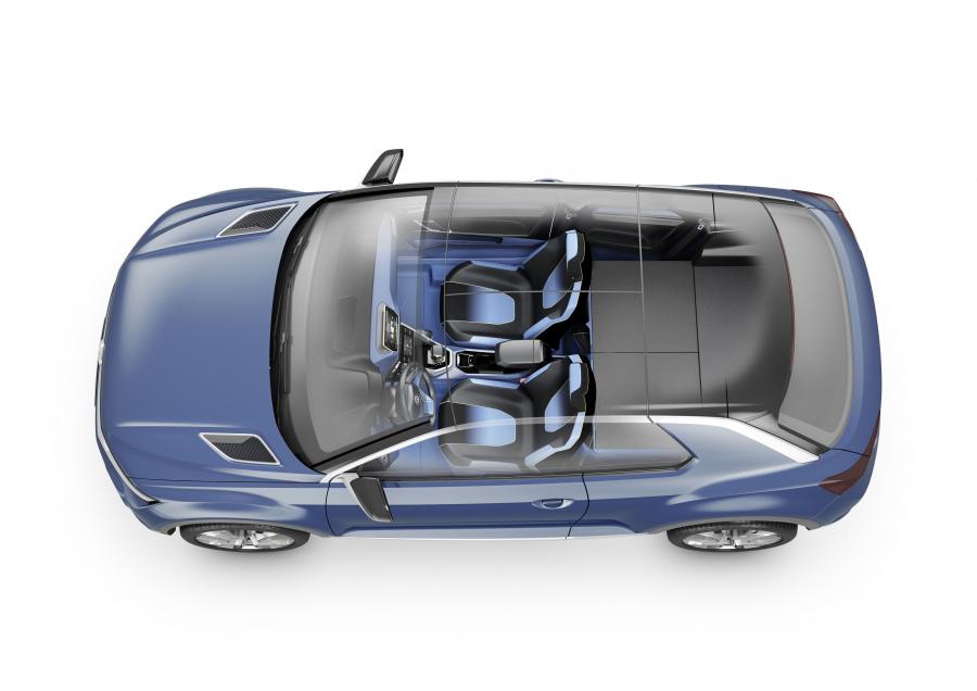 Схема Volkswagen T-ROC Concept 2014 года  (фото 12 из 28)
